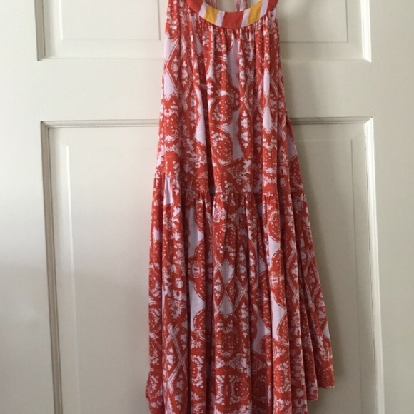 Free People Mini Tunic Dress Top Red Sleeveless - Picture 3 of 9